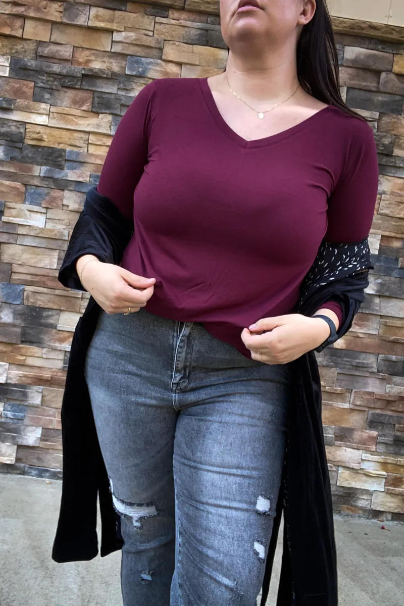 Risen Dark Grey Frayed Jeans (sizes 3-3x)