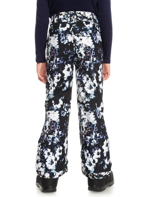 Roxy Girls Backyard Printed Insulated Snow Pants