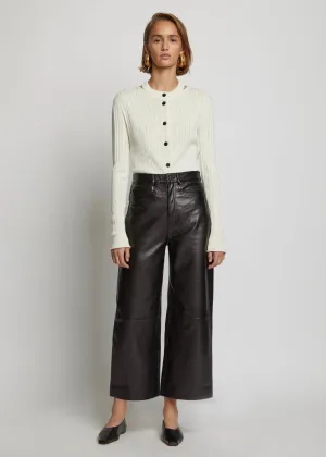 Sadie Pant in Lightweight Leather