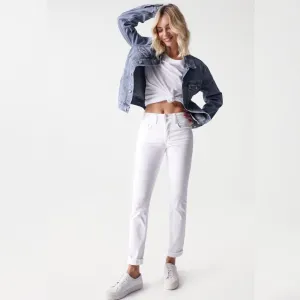 Salsa Secret Push In Slim Jeans | White