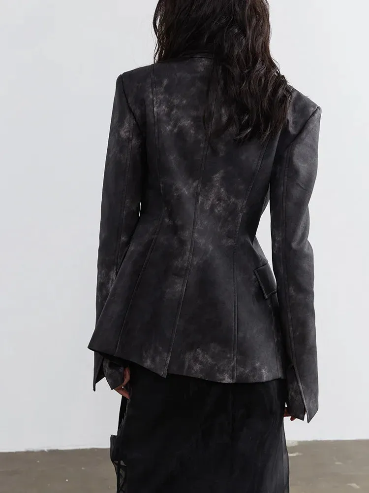Sangee Vegan Leather Zipper Jacket
