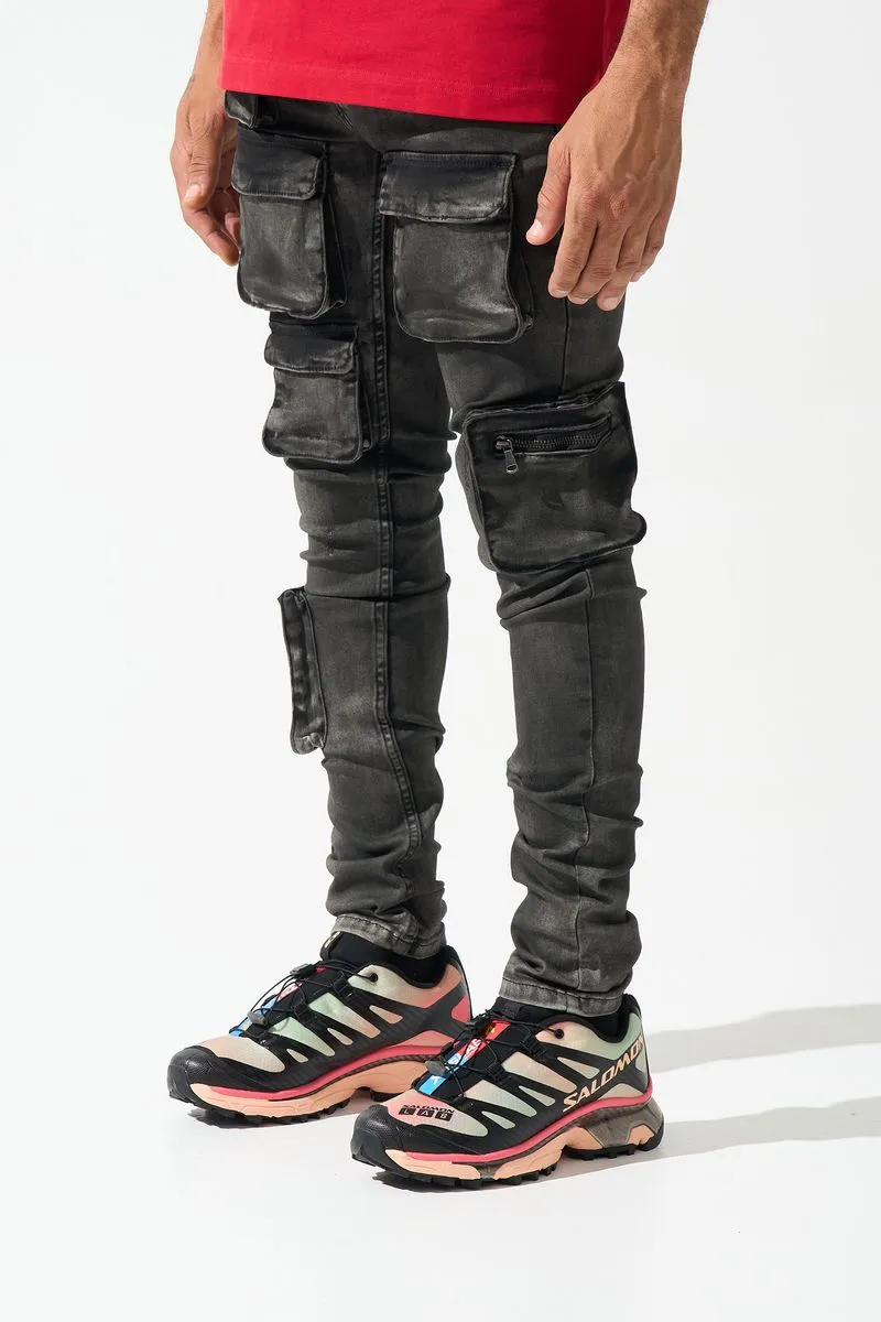 SERENEDE Current Cargo Jeans (grey)