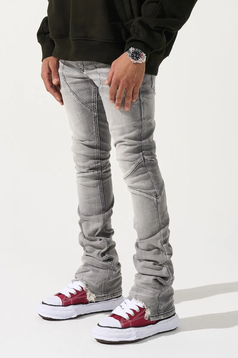 SERENEDE NOCTIS Stacked Jeans (GREY)