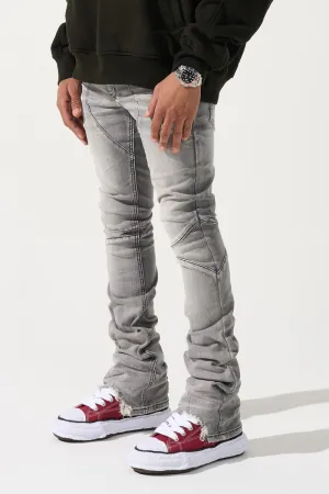 SERENEDE NOCTIS Stacked Jeans (GREY)