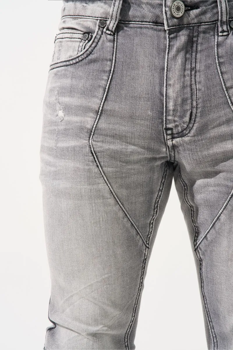 SERENEDE NOCTIS Stacked Jeans (GREY)