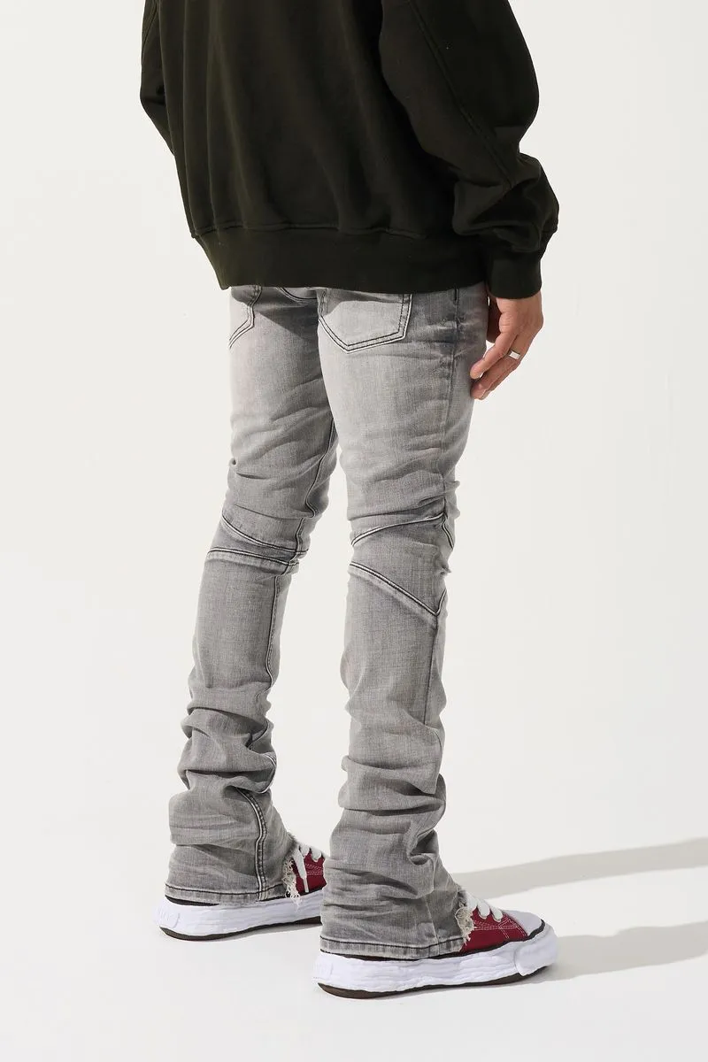 SERENEDE NOCTIS Stacked Jeans (GREY)