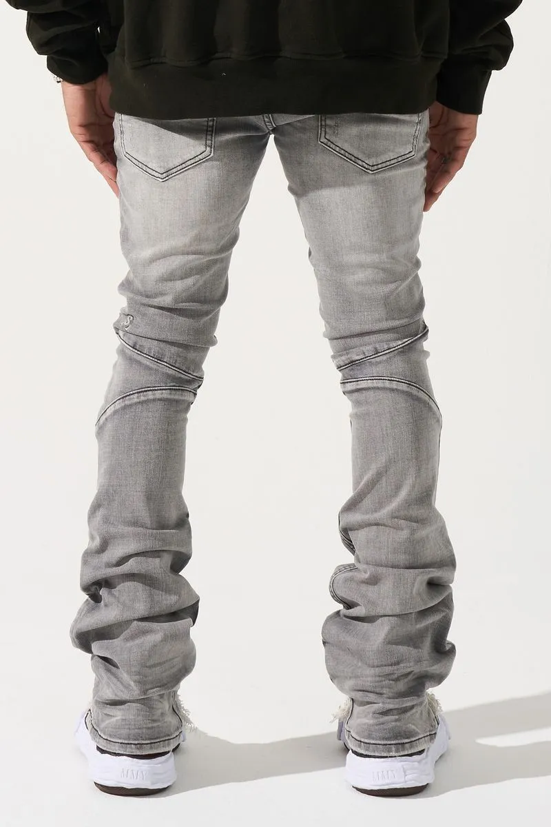 SERENEDE NOCTIS Stacked Jeans (GREY)