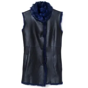 Shearling Elongated Vest