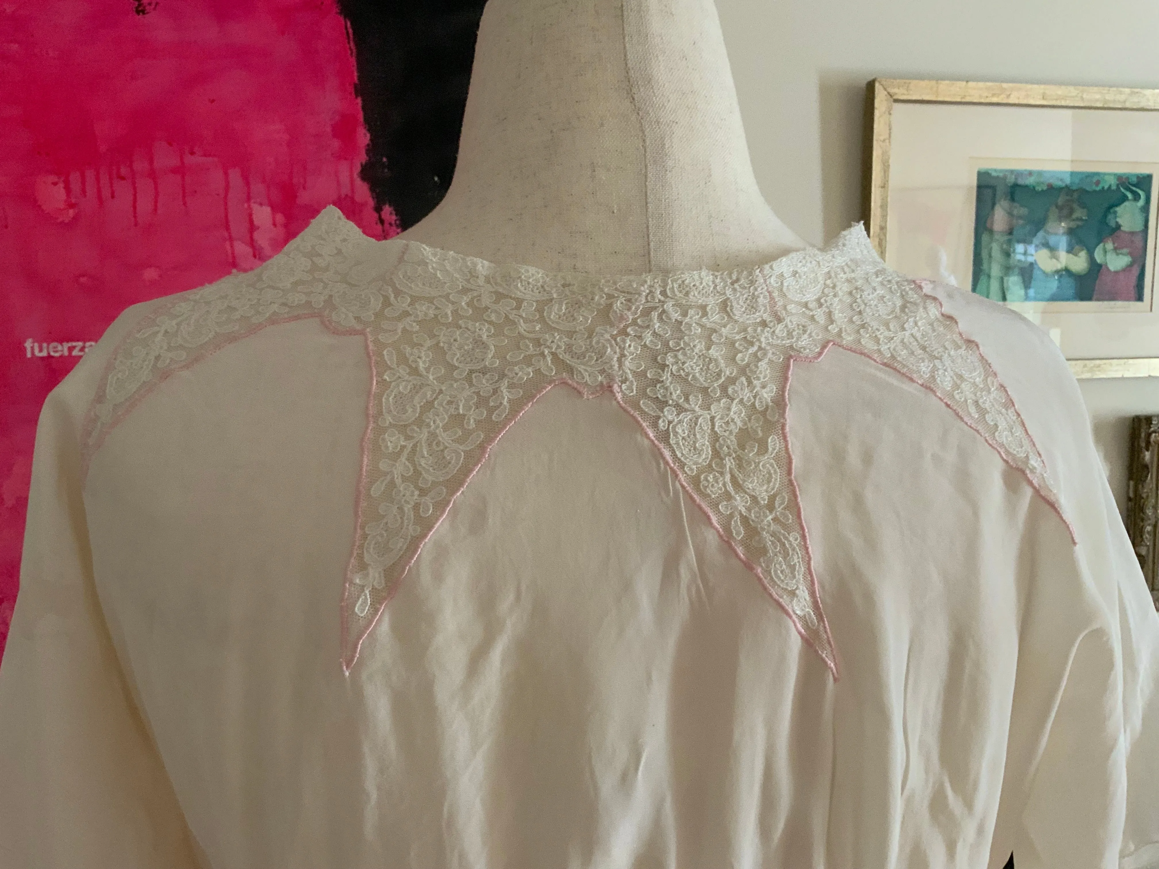 Silk Bed Jacket - 30s - 30C