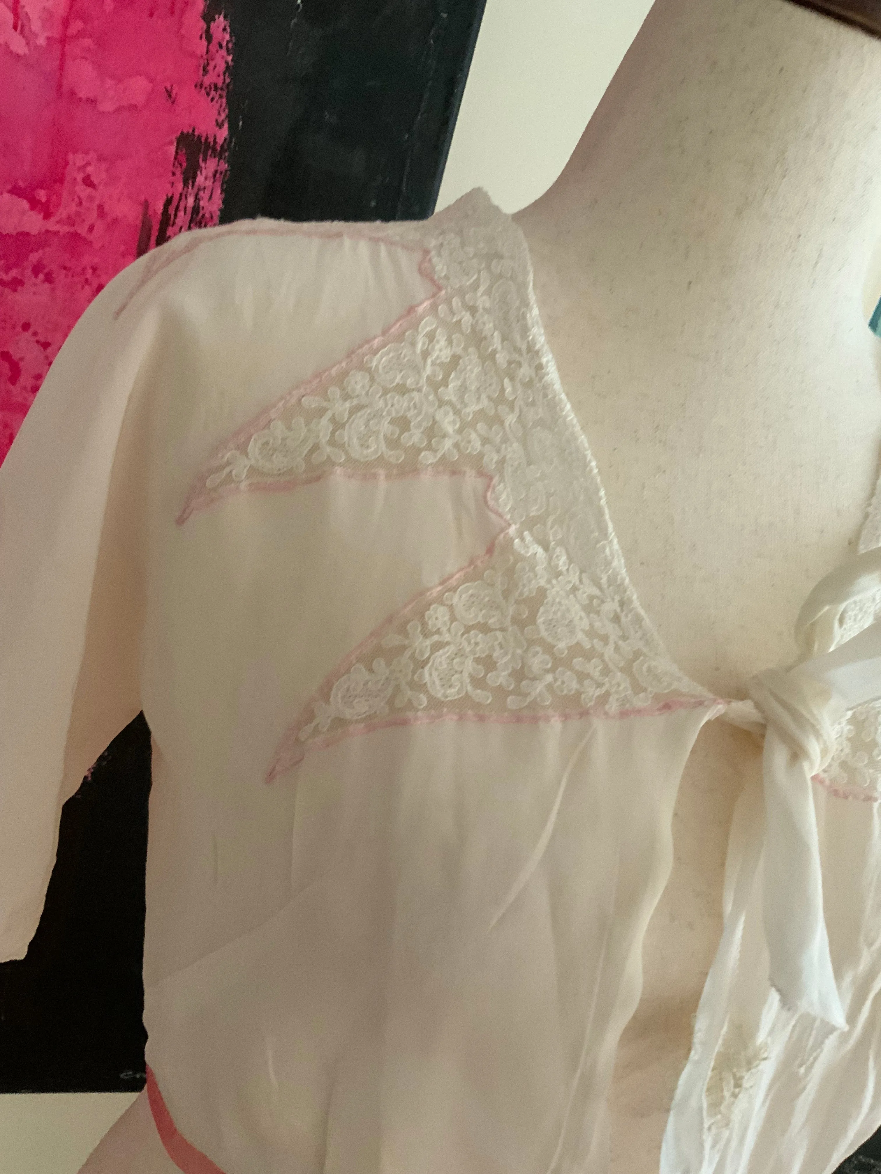 Silk Bed Jacket - 30s - 30C