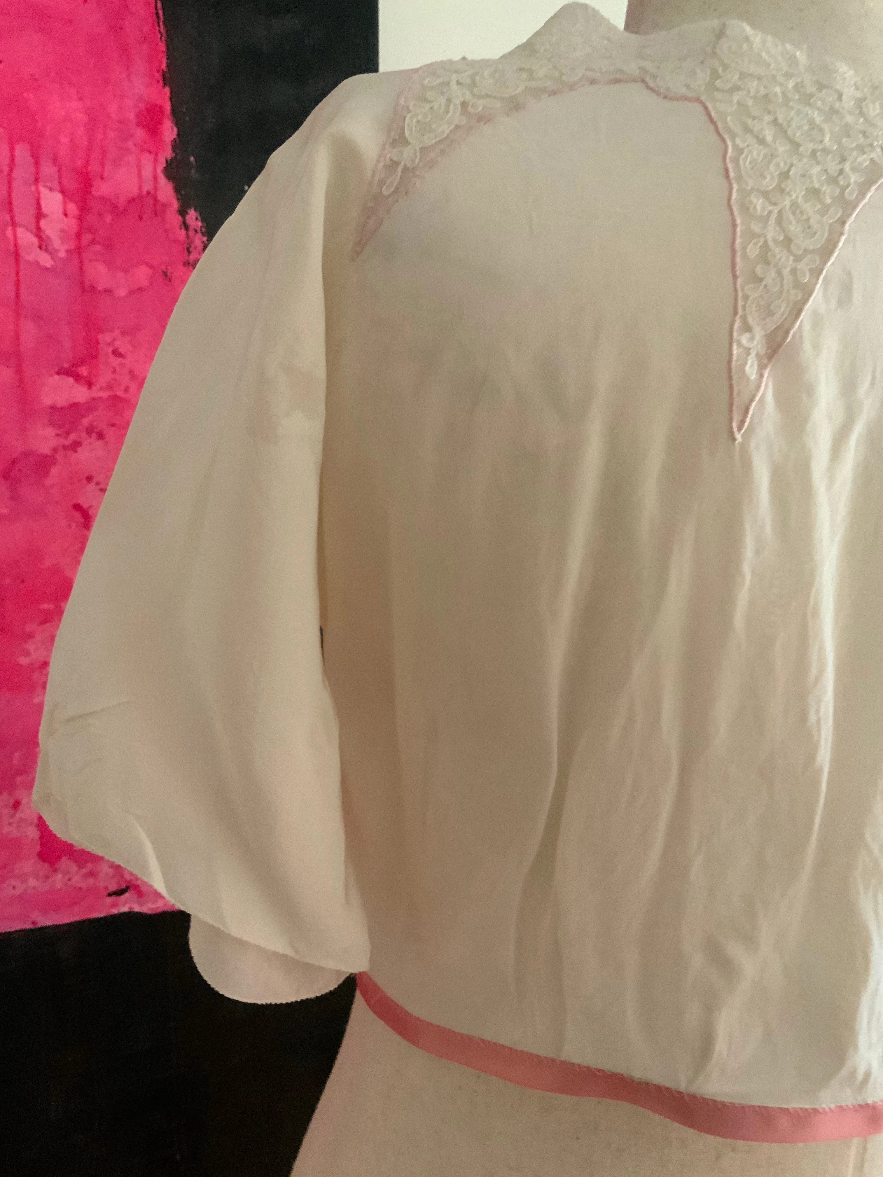 Silk Bed Jacket - 30s - 30C