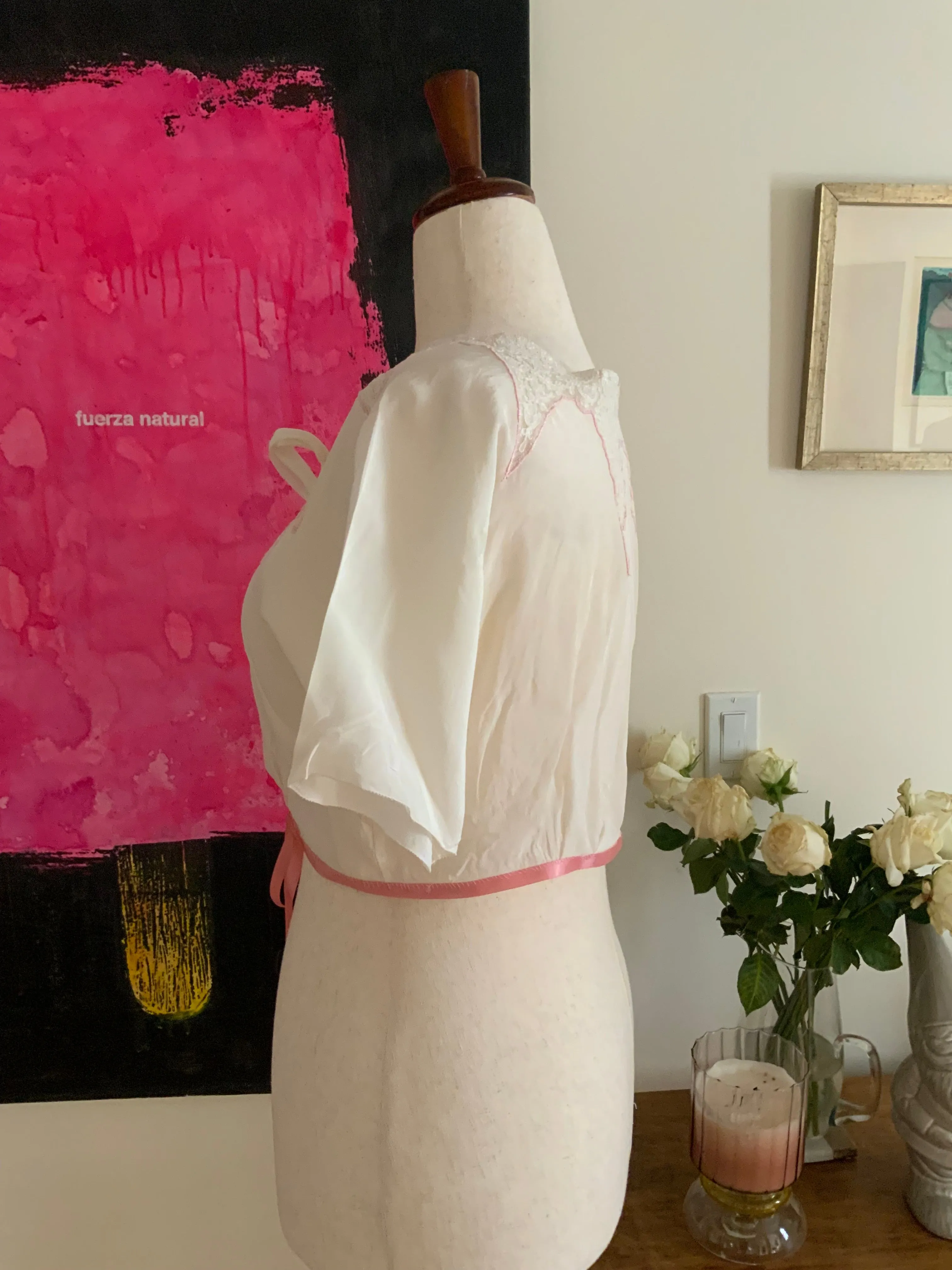 Silk Bed Jacket - 30s - 30C