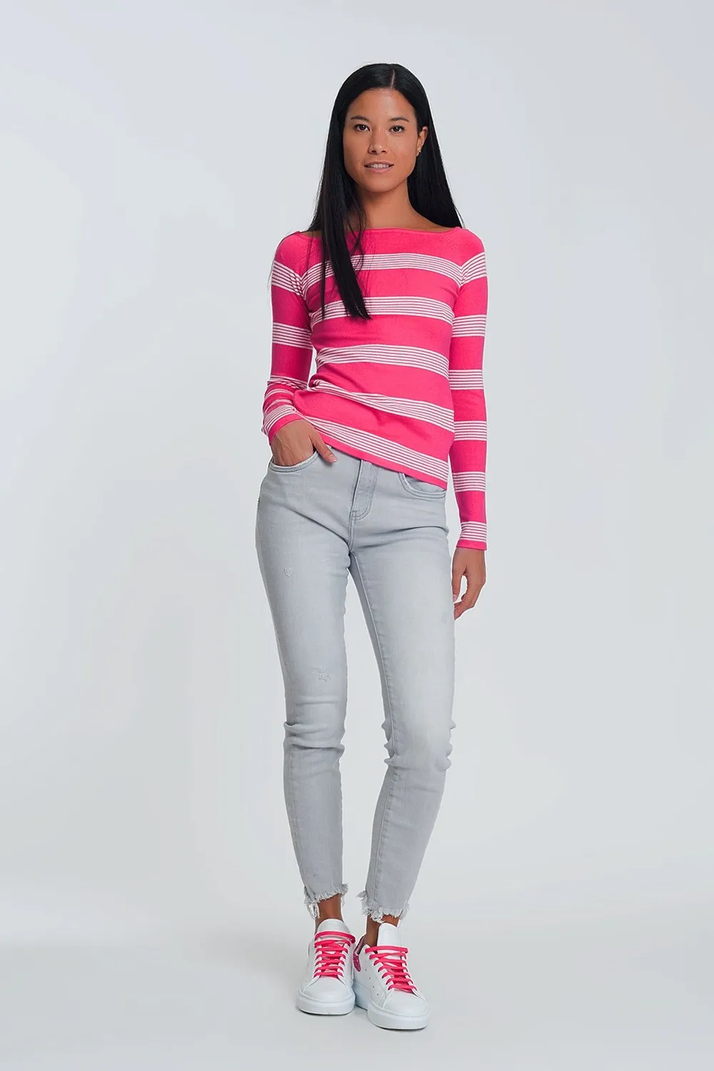 Skinny Jeans in Grey
