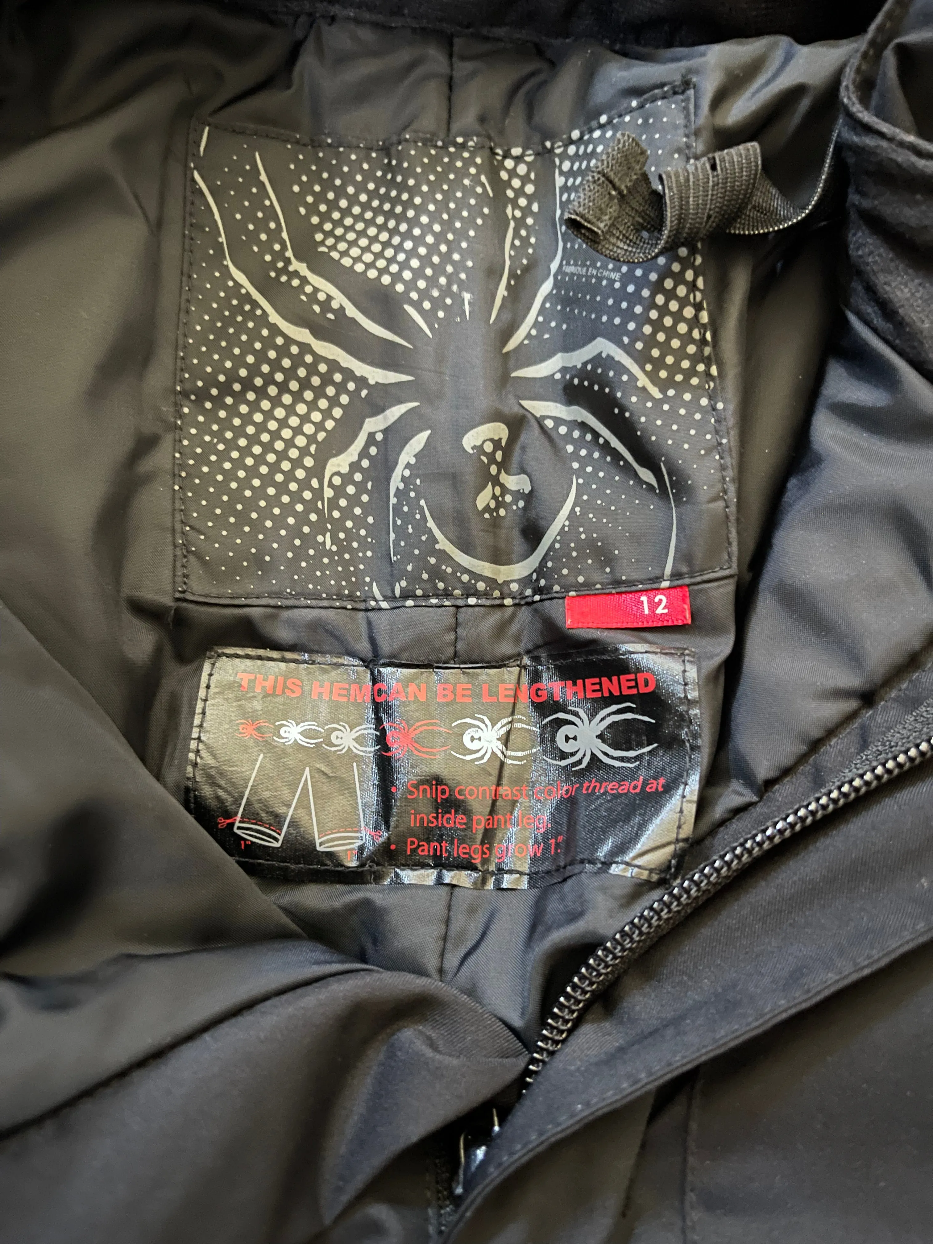 Spyder Kids' Black Ski Pants
