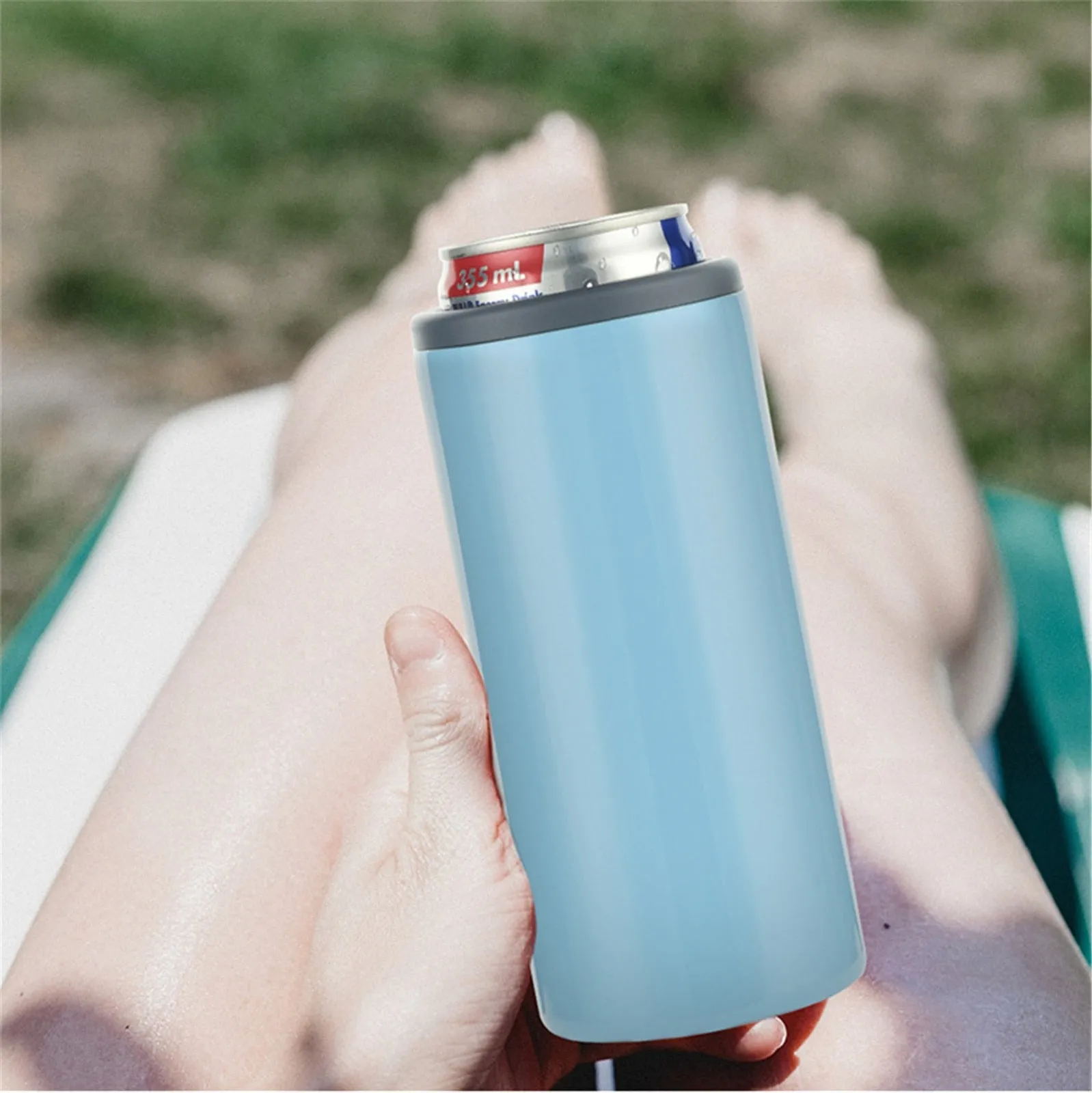 Stainless Steel Double Wall Can Cooler