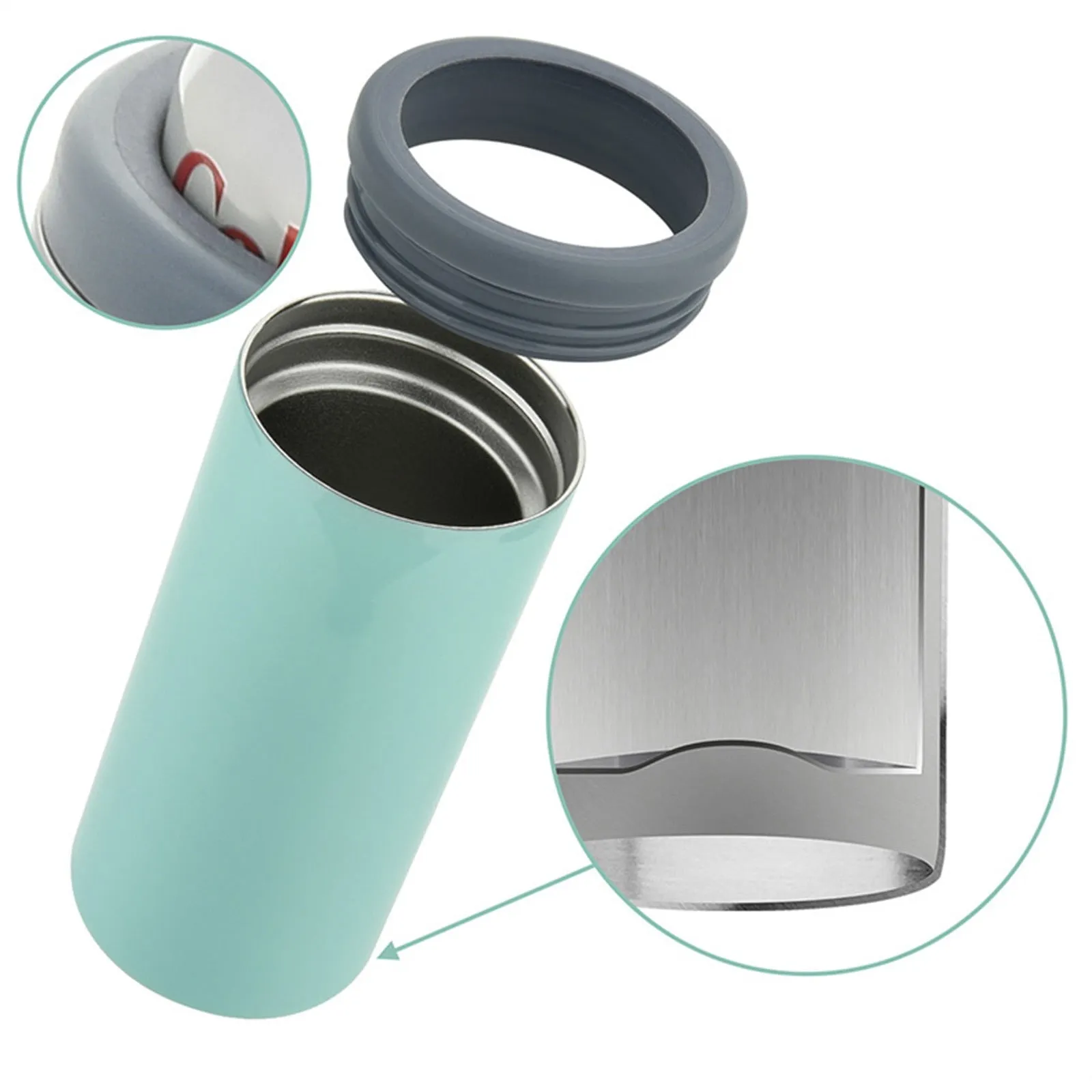 Stainless Steel Double Wall Can Cooler