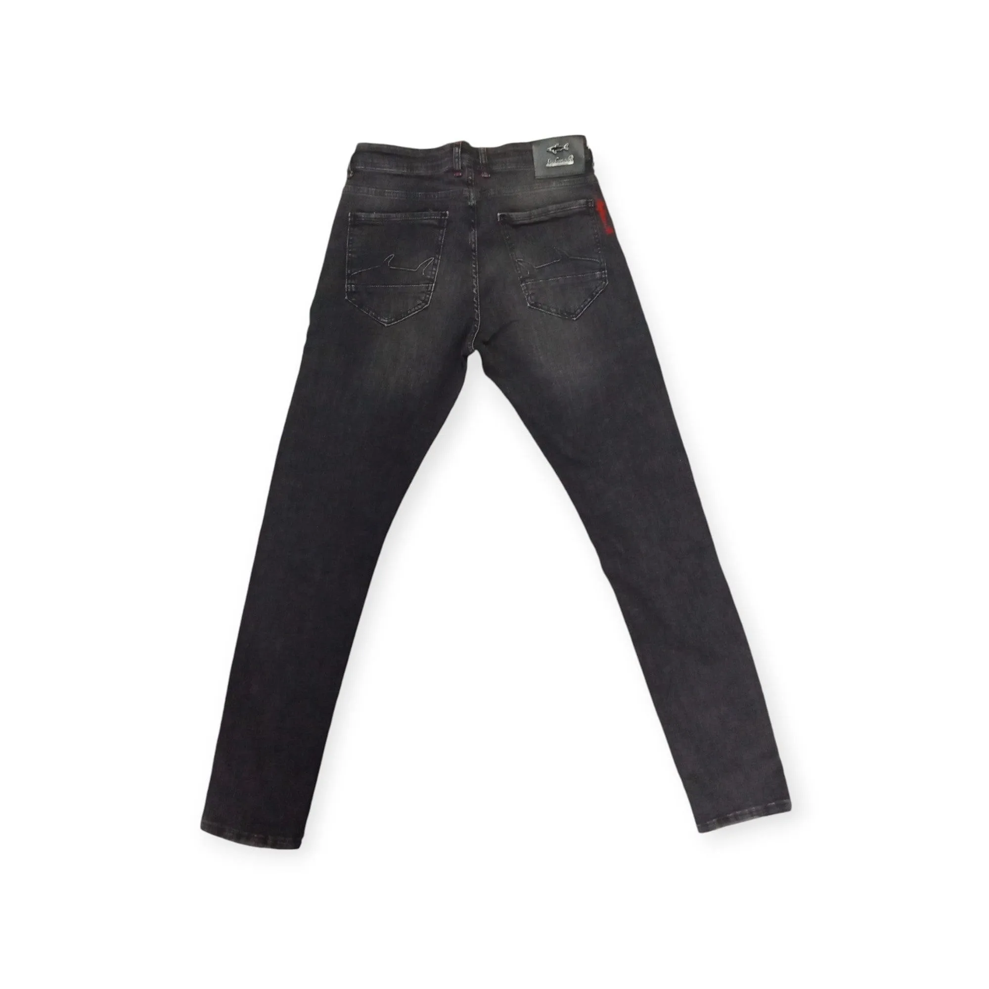 Stefano R Men's Jeans Dark Grey