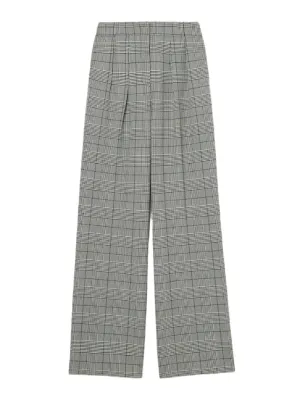 Tara Jarmon Parigi Grey Glen Plaid Pants