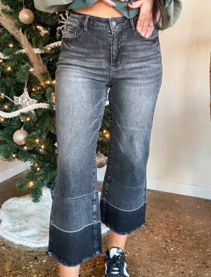 TATUM WIDE LEG CROP DENIM- JUDY BLUE