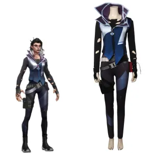 Valorant Fade Cosplay Costume Outfits Halloween Carnival Suit