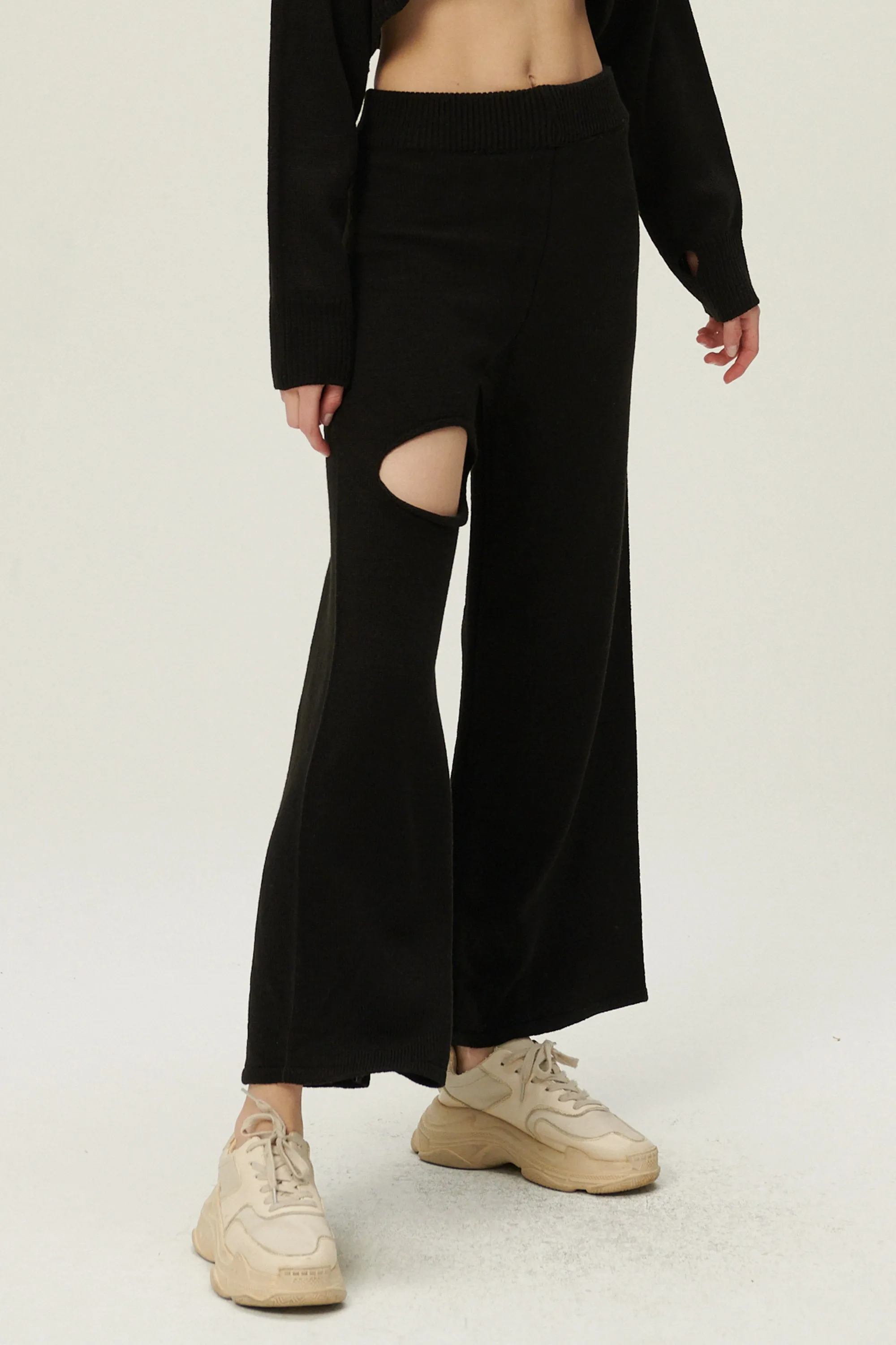 Victoria Cutout Knit Pants
