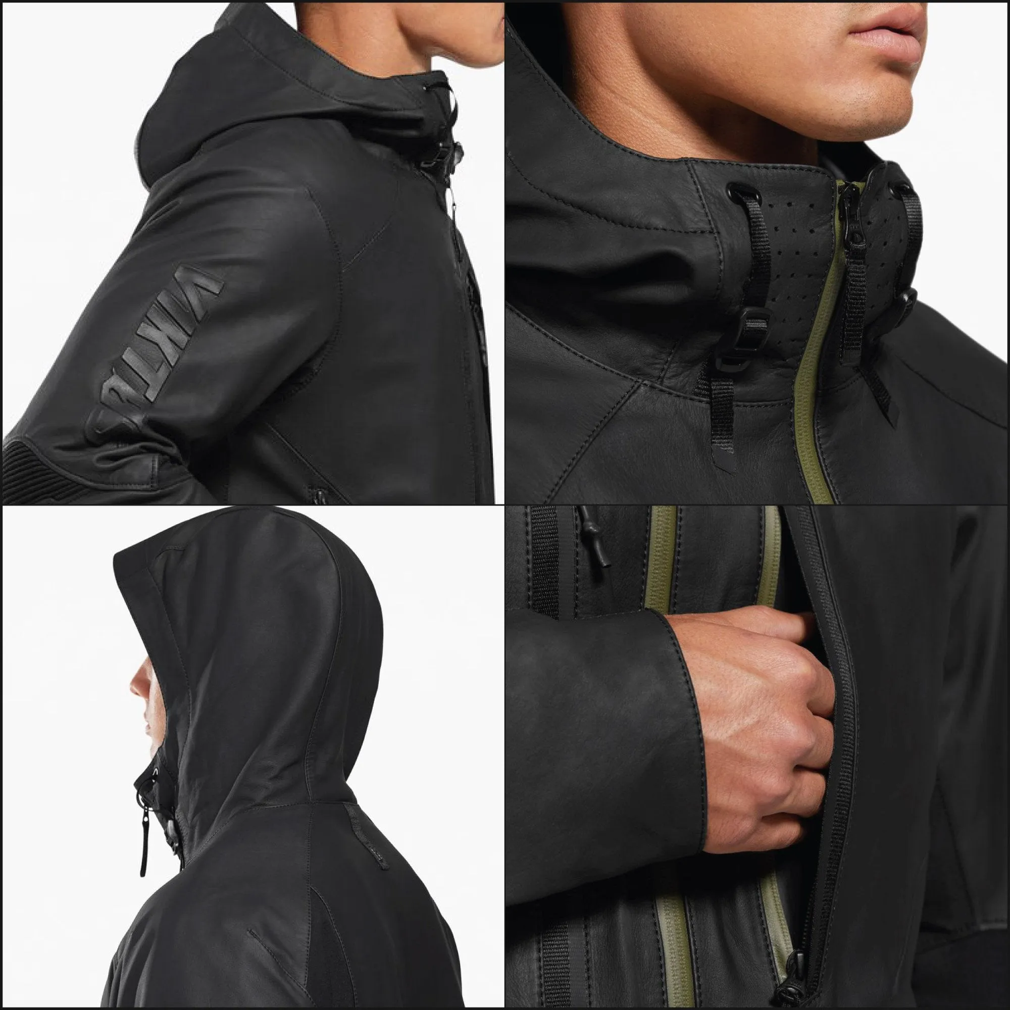 VIKTOS Actual Waterproof Leather Jacket Black Nightfjall