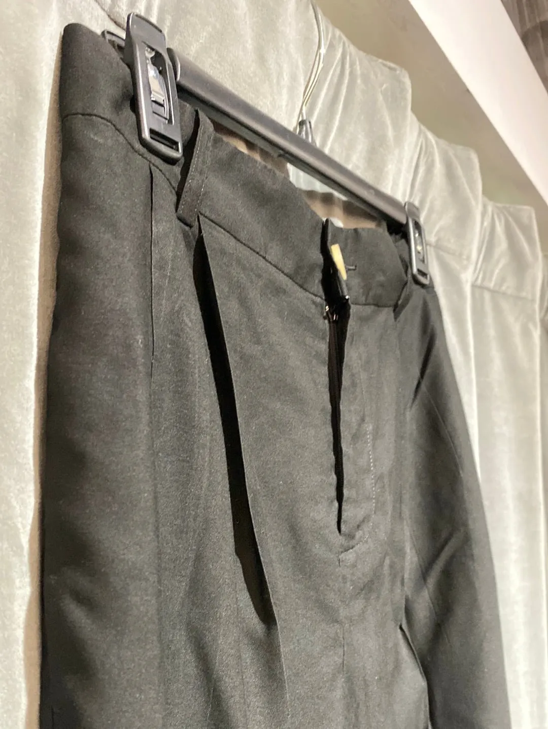 Vince Black Lightweight Button Waist Pants