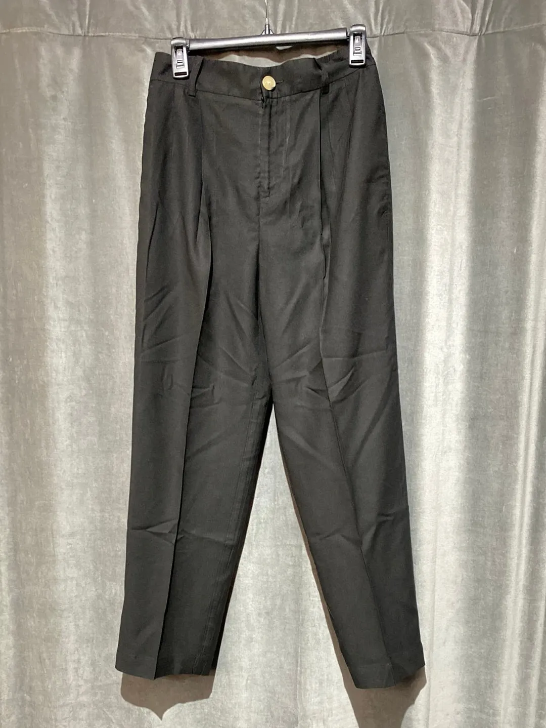 Vince Black Lightweight Button Waist Pants
