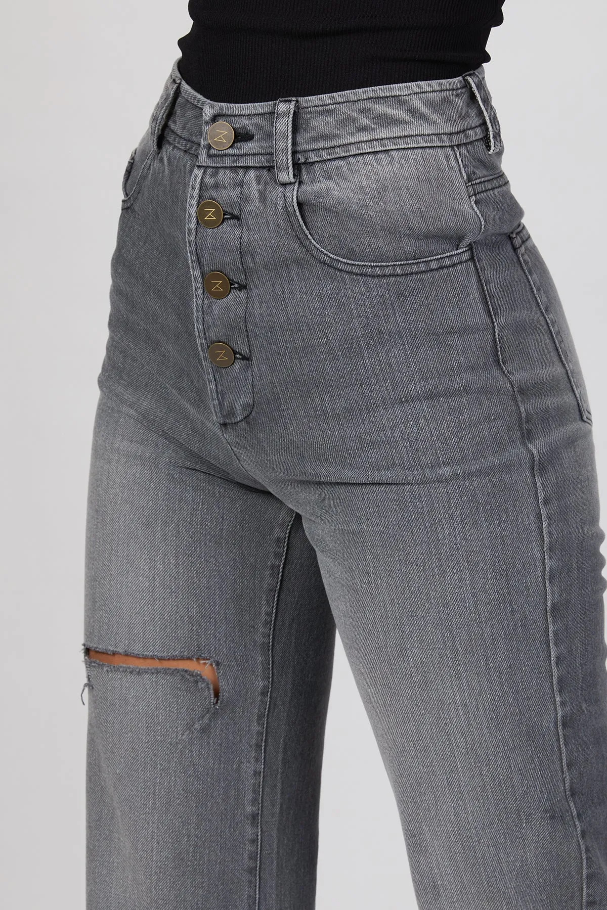 VINTAGE CUT DENIM PANTS