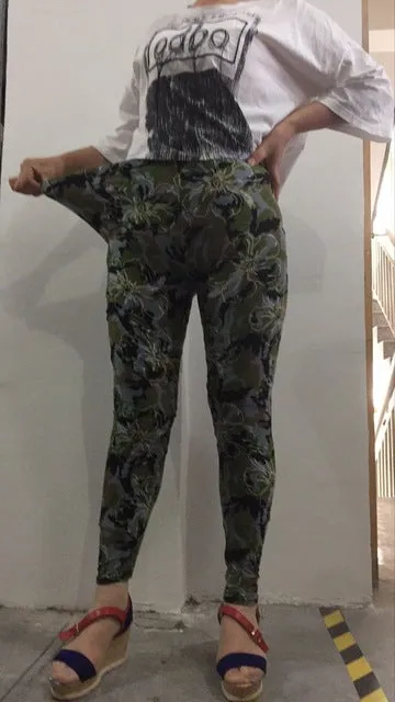 VISNXGI High Quality Women Leggings High Elastic Skinny Camouflage Legging Spring Summer Slimming Women Leisure Jegging Pants