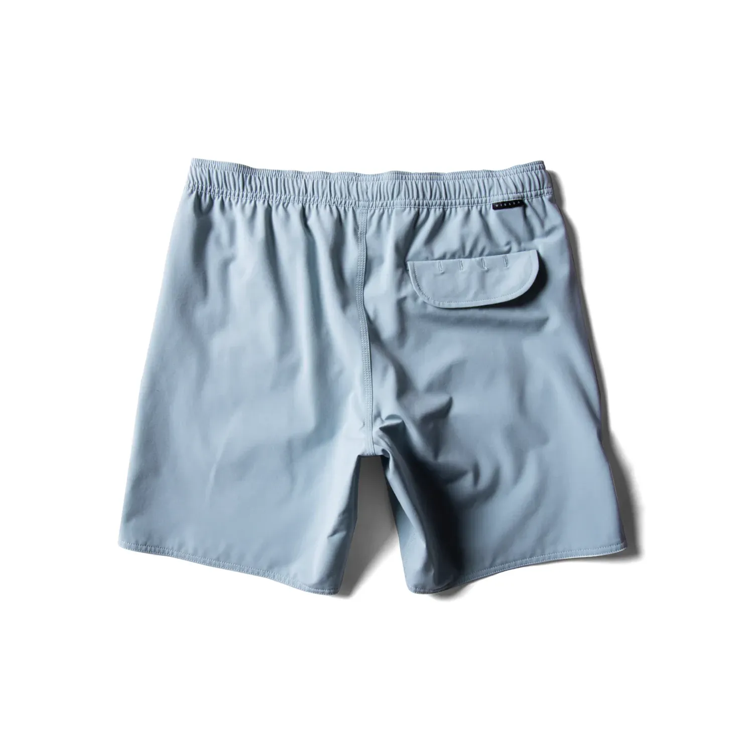 VISSLA SOLID SETS 17.5" ECOLASTIC BOARDSHORT - STONE BLUE