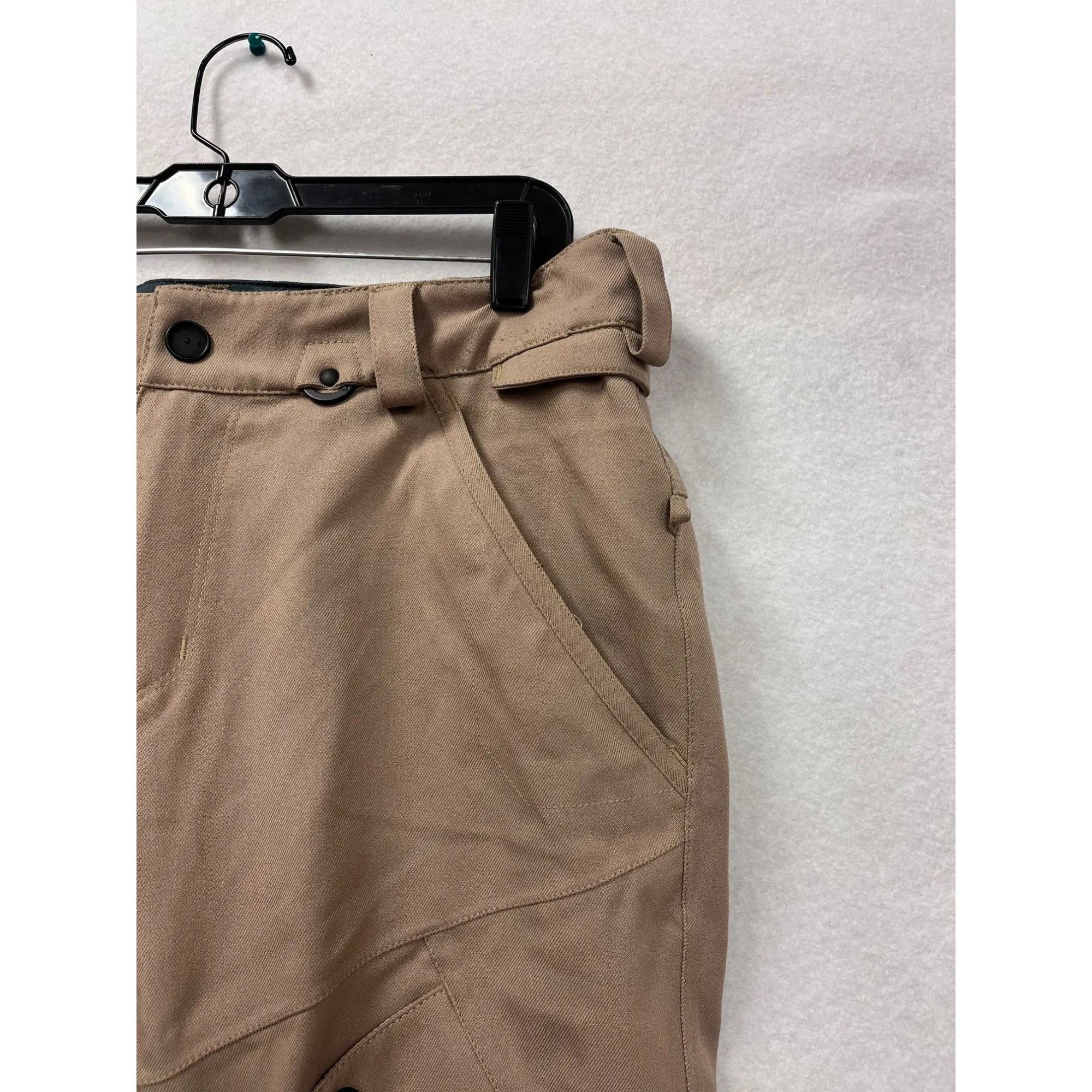 Volcom Women’s Modern Articulated beige Snowboard Pants #6040