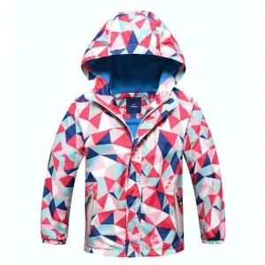 Windbreaker Polar Fleece Windproof Jacket - Pink
