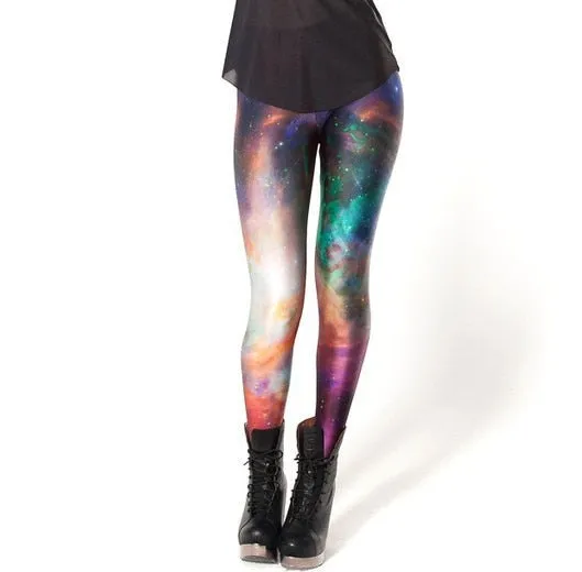 Women Mermaid Printed Leggings Pants
