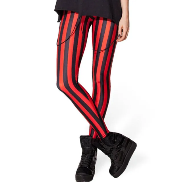 Women Mermaid Printed Leggings Pants