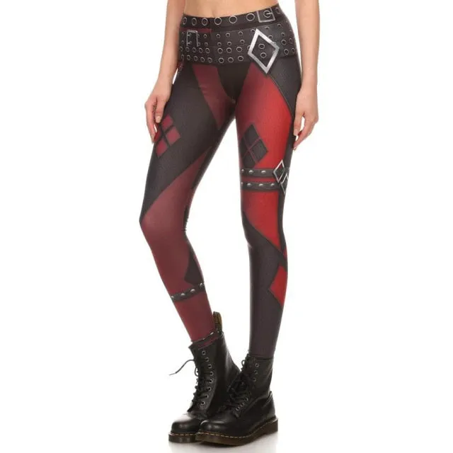 Women Mermaid Printed Leggings Pants