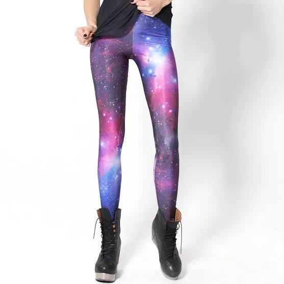 Women Mermaid Printed Leggings Pants