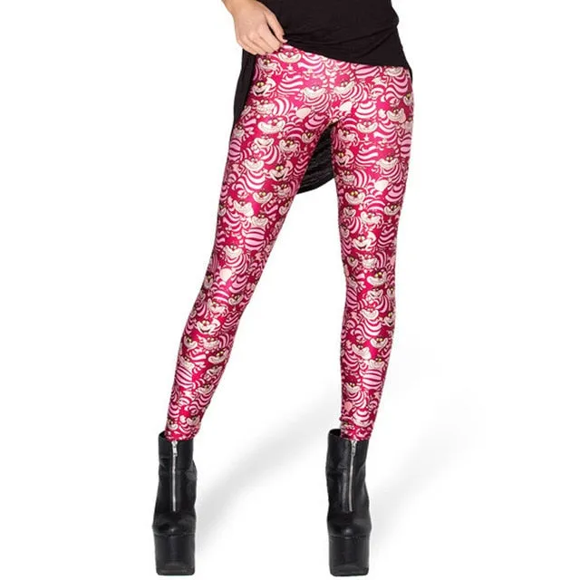 Women Mermaid Printed Leggings Pants
