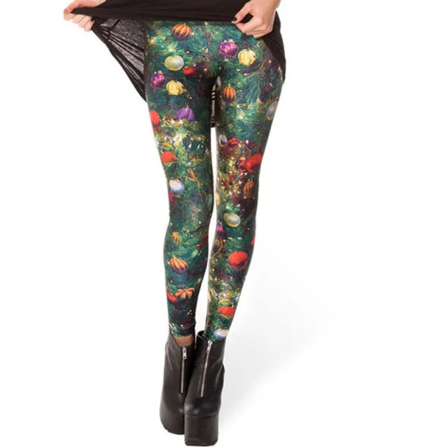 Women Mermaid Printed Leggings Pants