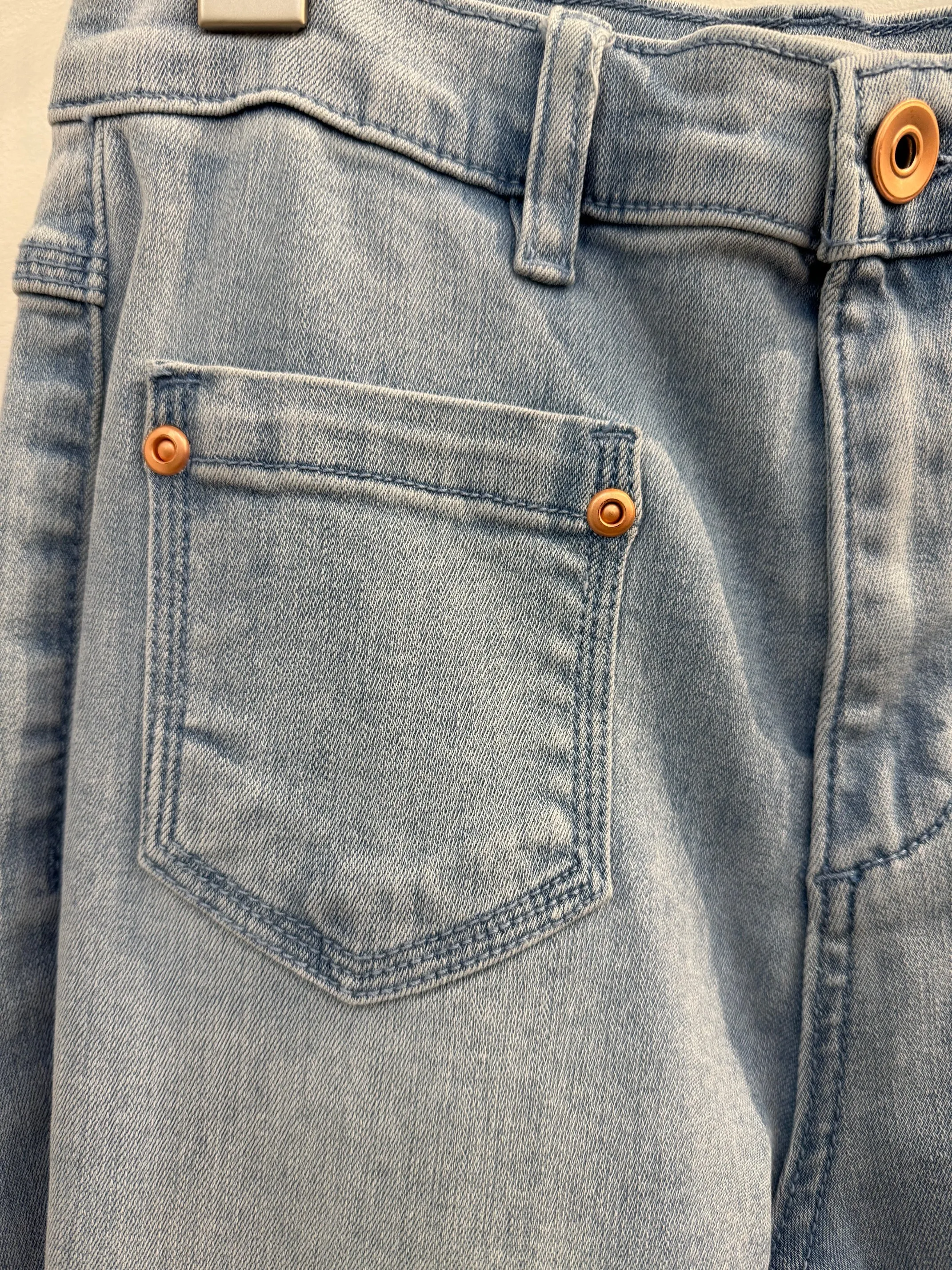 Women's Tribal | Brooke High Rise Micro Flare Jean | SummerBlue