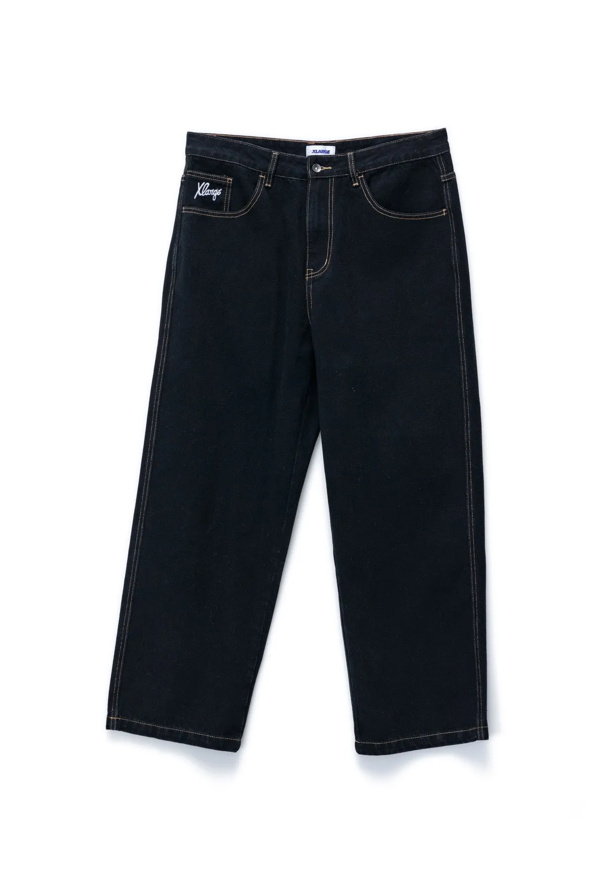 XL DICE BULL DENIM PANT - RAW BLACK