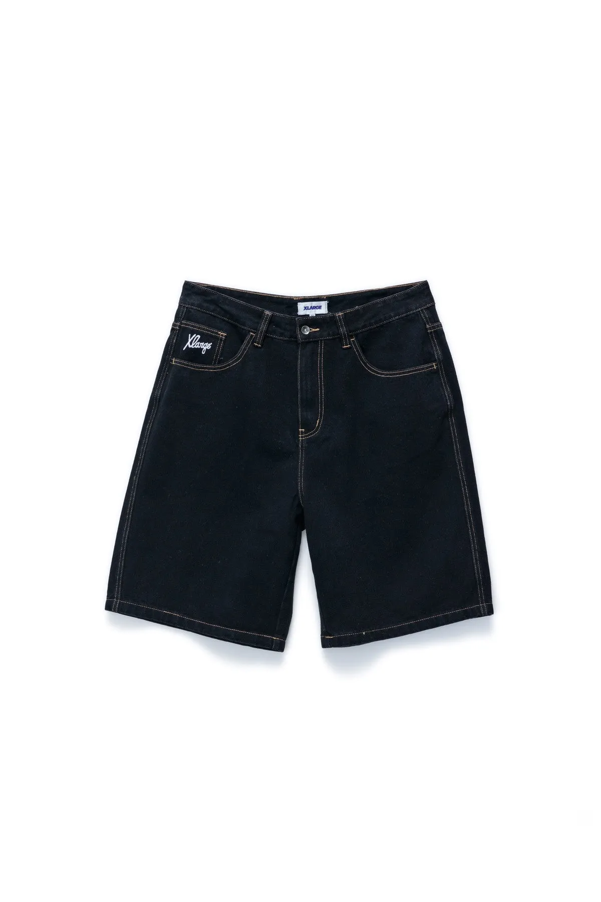 XL DICE BULL DENIM SHORT - RAW BLACK