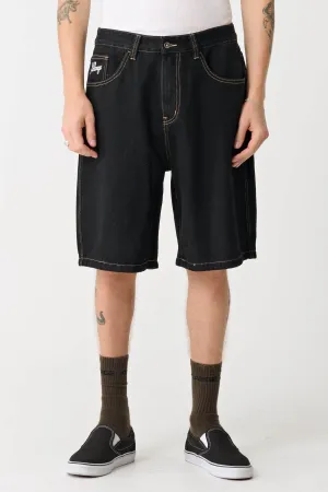 XL DICE BULL DENIM SHORT - RAW BLACK