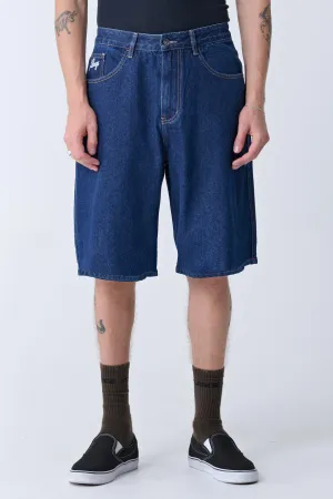 XL DICE BULL DENIM SHORT - RAW INDIGO