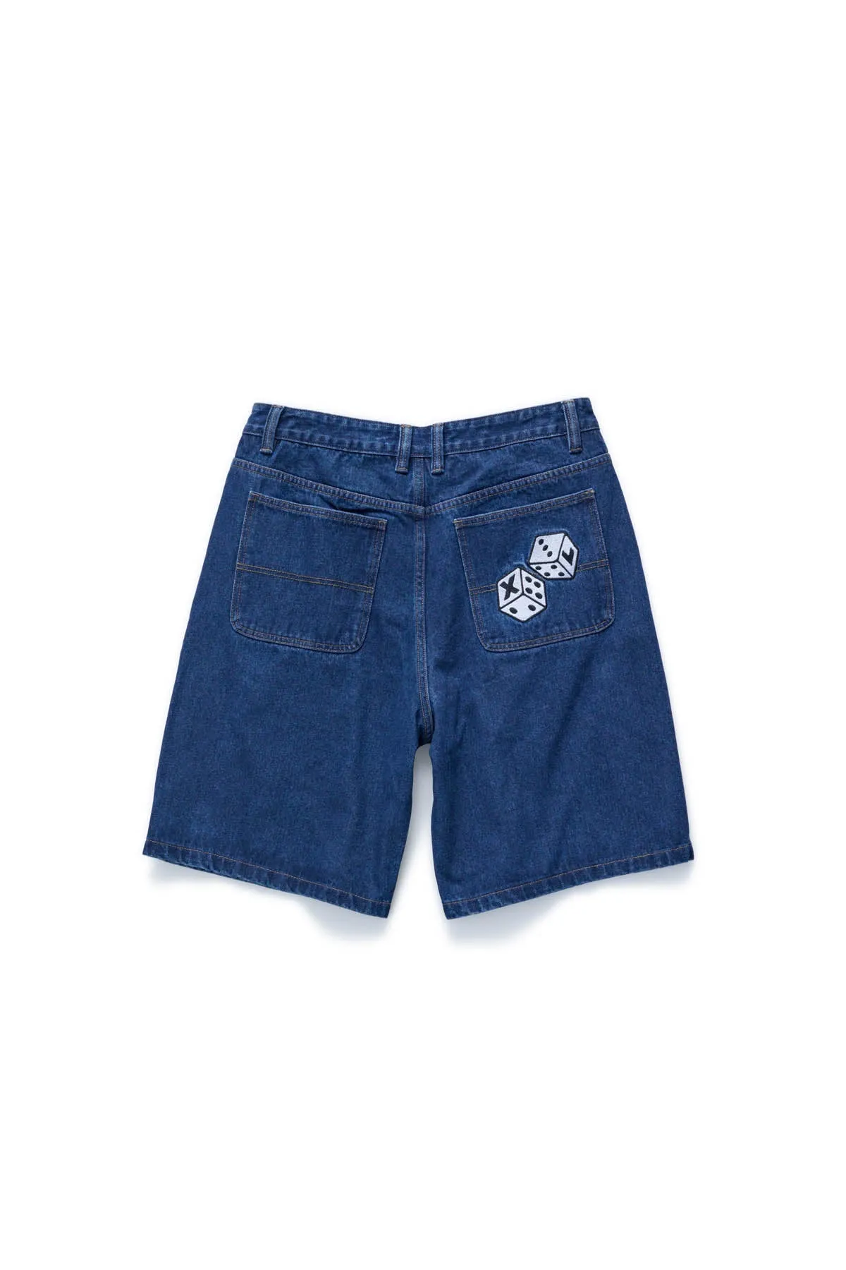 XL DICE BULL DENIM SHORT - RAW INDIGO