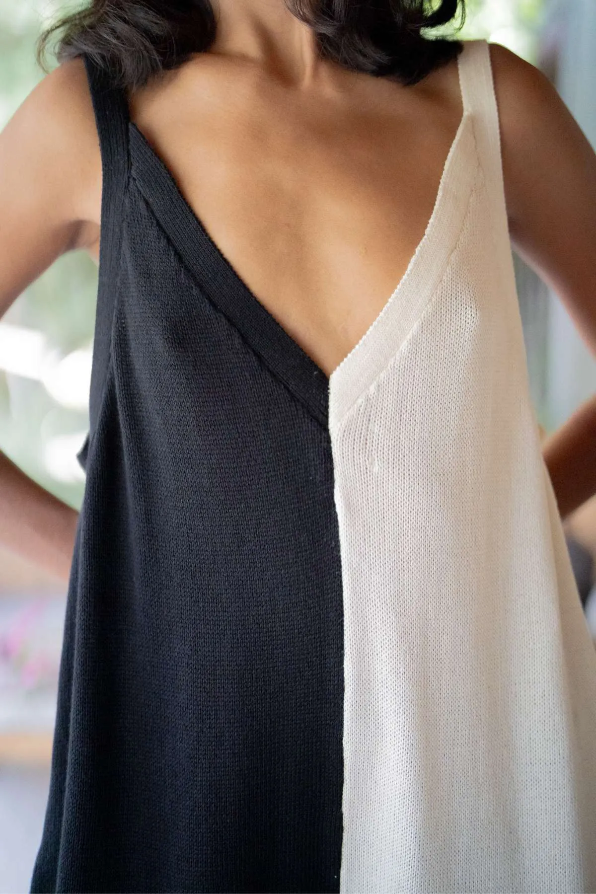 Yin Yang Kundalini Knitted Playsuit (Made to Order)