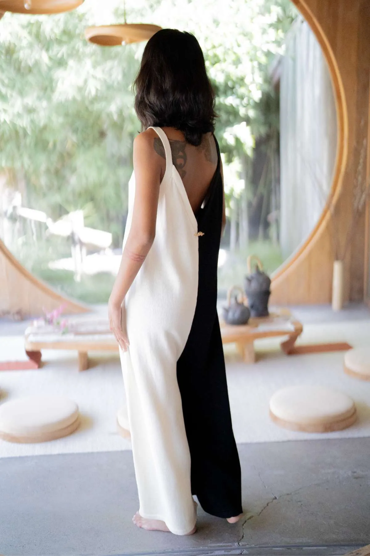 Yin Yang Kundalini Knitted Playsuit (Made to Order)