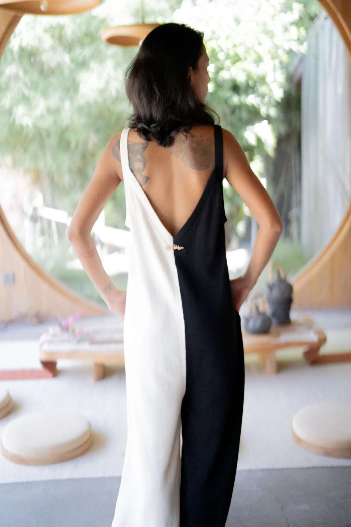 Yin Yang Kundalini Knitted Playsuit (Made to Order)